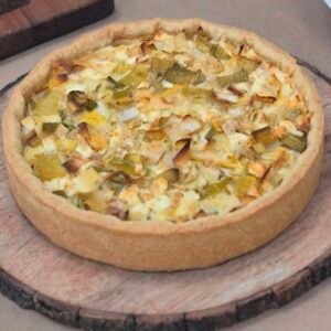 Leek and Cheese Quiche